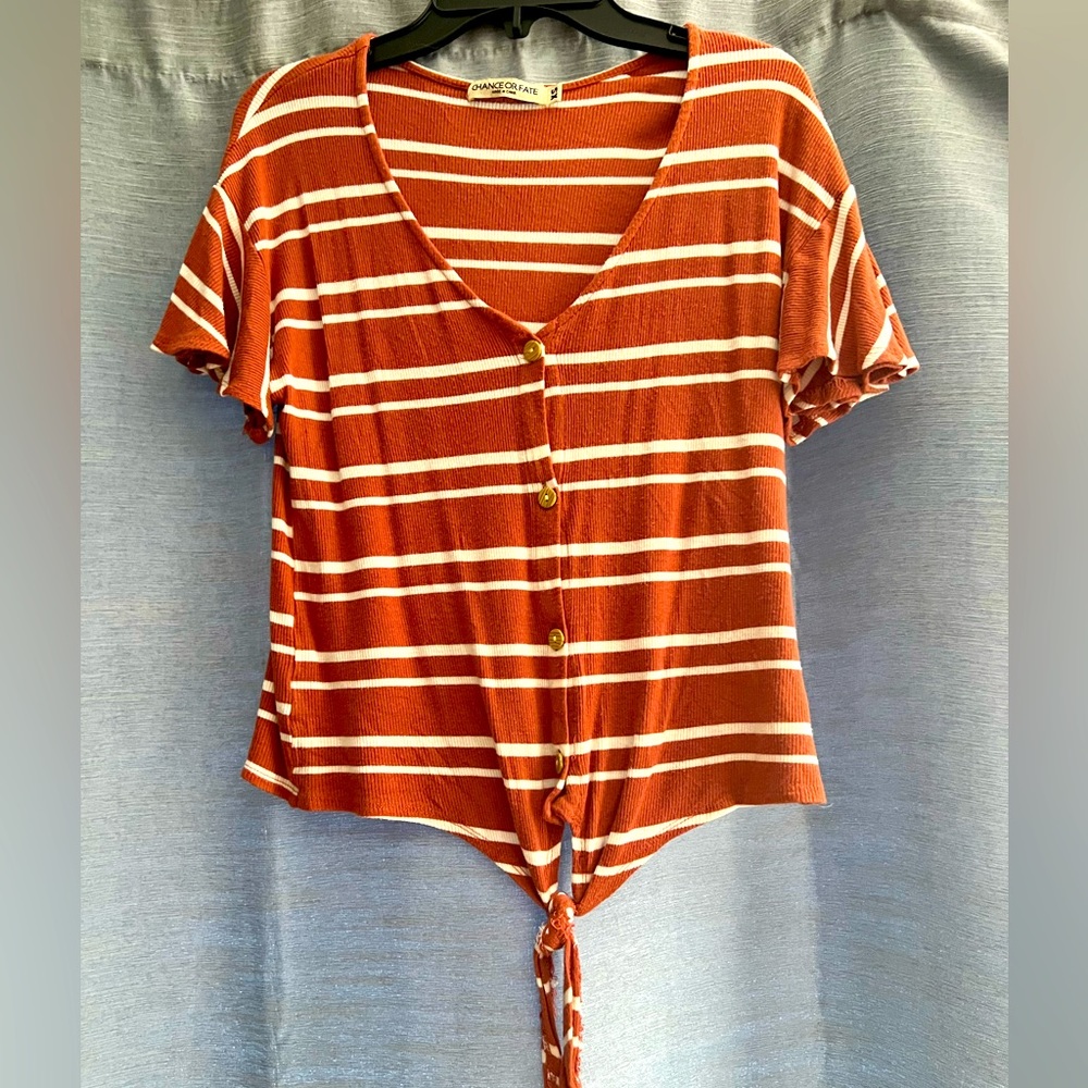 Chance or Fate Cute ruffled shirt